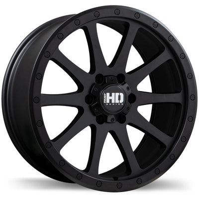 Fast HD - Throttle - Black - Satin Black - 17" x 9", 25 Offset, 6x135 (Bolt Pattern), 87.1mm HUB