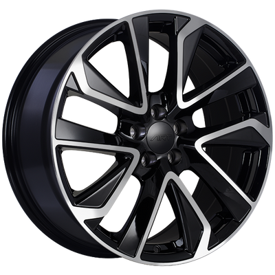 ART - Replica 179 - Black - Gloss Black - Machined Face - 18" x 8", 40 Offset, 5x100 (Bolt Pattern), 54.1mm HUB
