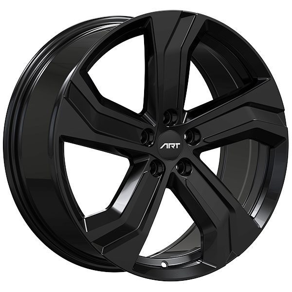 ART - Replica 236 - Black - Gloss Black - 18" x 8", 45 Offset, 5x108 (Bolt Pattern), 63.4mm HUB