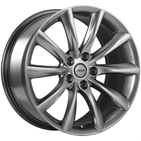 ART - Replica 171 - Gunmetal - Gunmetal Reflex - 18" x 8.5", 35 Offset, 5x114.3 (Bolt Pattern), 64.1mm HUB