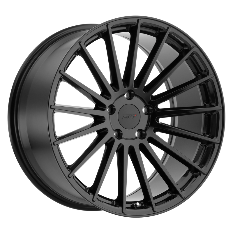 TSW Wheels - LUCO - Black - GLOSS BLACK - 19" x 8.5", 4 Offset, 5x108 (Bolt Pattern), 72.1mm HUB