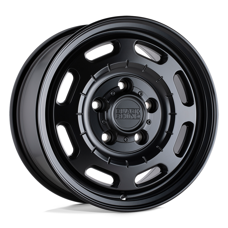 Black Rhino - BANDOLIER - Black - MATTE BLACK - 17" x 8", 38 Offset, 6x130 (Bolt Pattern), 84.1mm HUB