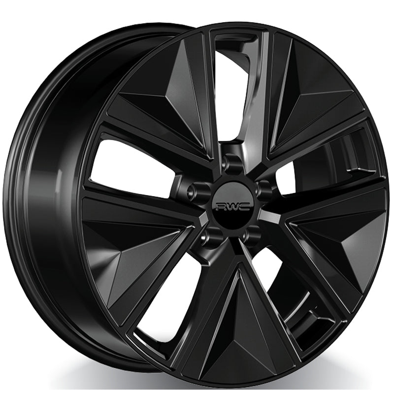 RWC - FO760 / LFV760 - Black - BLACK - 19" x 8.5", 40 Offset, 5x108 (Bolt Pattern), 63.4mm HUB