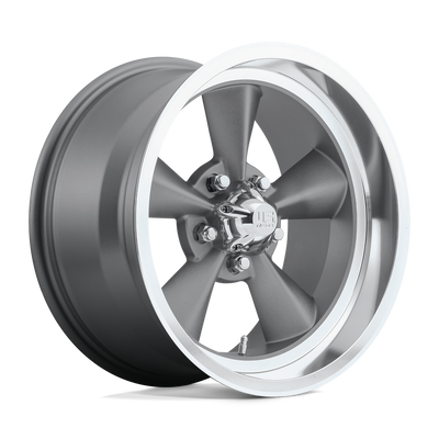 US Mag - U102 STANDARD - Gunmetal - MATTE GUN METAL - 17" x 8", 1 Offset, 5x120.65 (Bolt Pattern), 72.6mm HUB