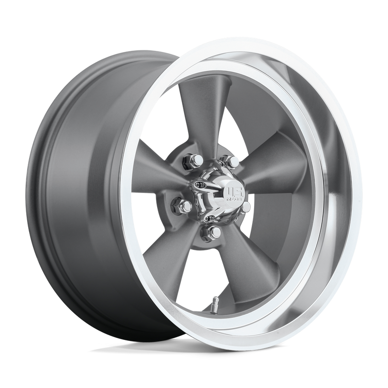 US Mag - U102 STANDARD - Gunmetal - MATTE GUN METAL - 17" x 8", 1 Offset, 5x120.65 (Bolt Pattern), 72.6mm HUB