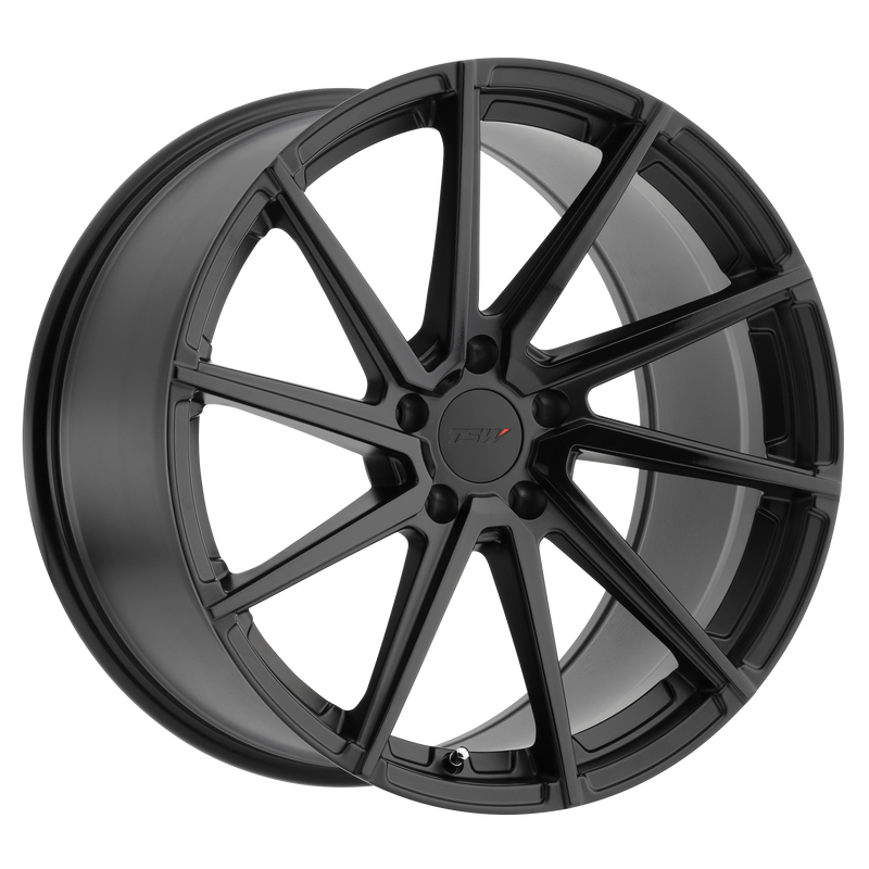 TSW Wheels - WATKINS - Black - DOUBLE BLACK - MATTE BLACK W/ GLOSS BLACK FACE - 19" x 8.5", 32 Offset, 5x112 (Bolt Pattern), 72.1mm HUB