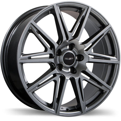 Fast Wheels - Switch - Grey - Titanium - 20" x 8", 35 Offset, 5x114.3 (Bolt Pattern), 66.1mm HUB