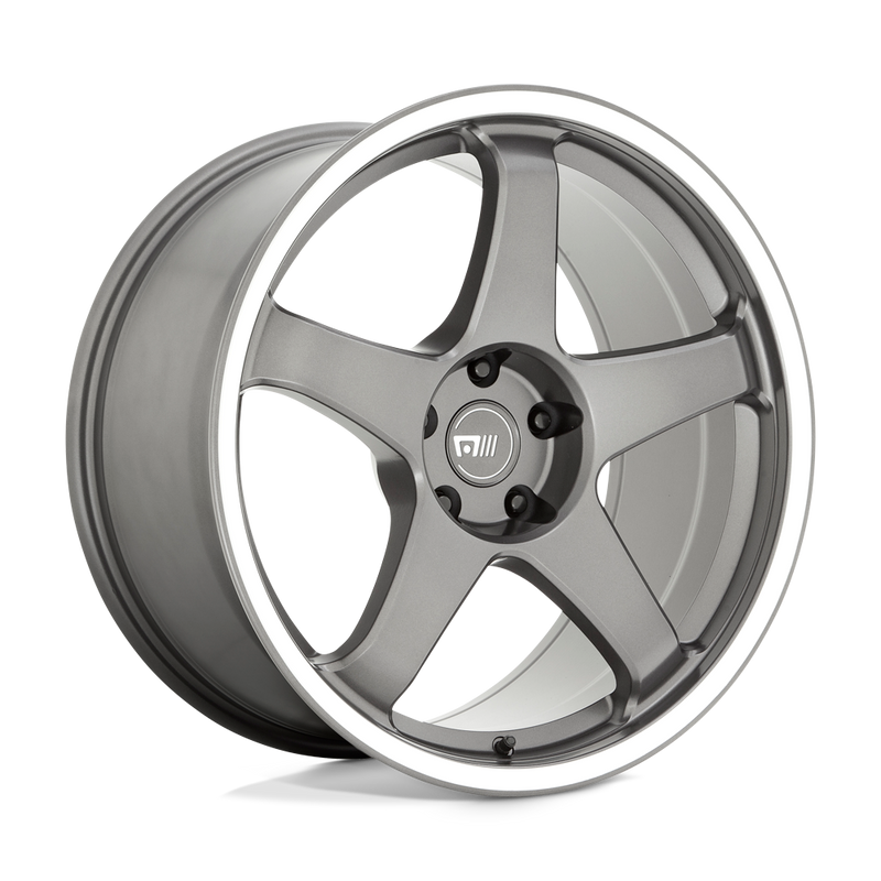 Motegi - MR151 CS5 - Gunmetal - GUNMETAL WITH MACHINED LIP - 19" x 9.5", 40 Offset, 5x120 (Bolt Pattern), 74.1mm HUB