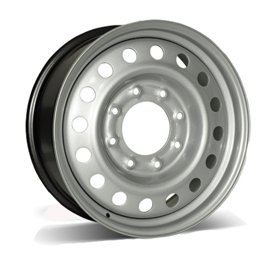 RSSW - Steel - Silver - Silver - 18" x 7.5", 40 Offset, 8x180 (Bolt Pattern), 124mm HUB