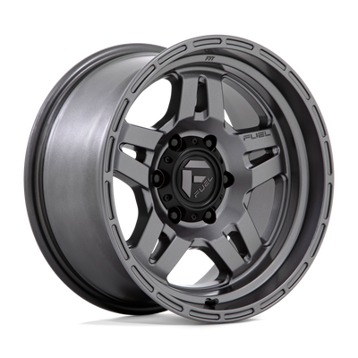 Fuel - D801 OXIDE - Gunmetal - MATTE GUNMETAL - 18" x 9", -12 Offset, 5x127 (Bolt Pattern), 71.5mm HUB