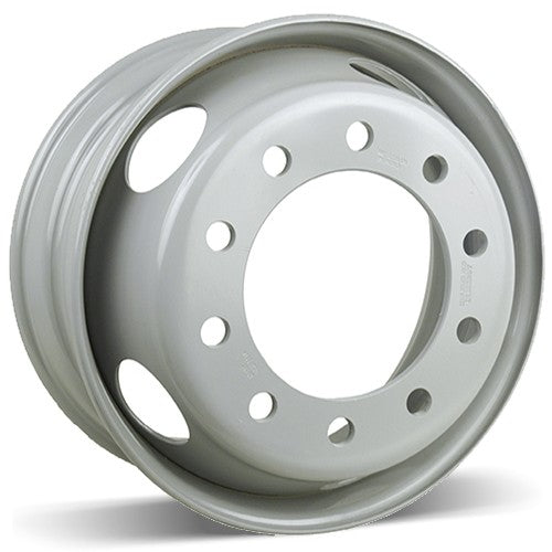 RSSW - Steel - White - White - 19.5" x 7.5", 162 Offset, 10x285 (Bolt Pattern), 220mm HUB