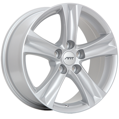 ART - Replica 28 - Silver - Silver - 16" x 7", 40 Offset, 5x114.3 (Bolt Pattern), 60.1mm HUB