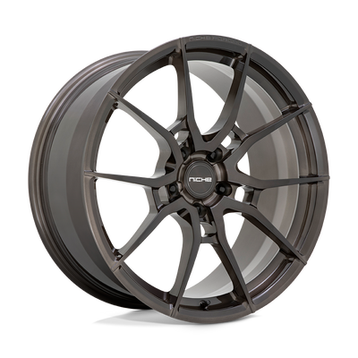 Niche - T111 KANAN - Black - BRUSHED CANDY SMOKE - 20" x 11", 45 Offset, 5x120 (Bolt Pattern), 67.1mm HUB