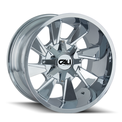 Cali Off-Road - DISTORTED - Chrome - CHROME - 20" x 9", 0 Offset, 5x127/139.7 (Bolt Pattern), 87mm HUB