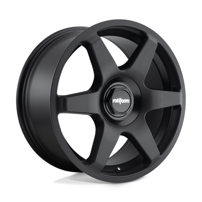 Rotiform - R113 SIX - Black - Matte Black - 18" x 8.5", 45 Offset, 5x100/112 (Bolt Pattern), 66.6mm HUB