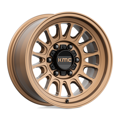 KMC Wheels - KM724 IMPACT OL - Bronze - MATTE BRONZE - 17" x 9", -12 Offset, 6x139.7 (Bolt Pattern), 106.1mm HUB
