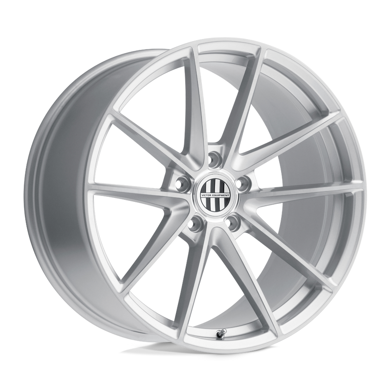 Victor Equipment Wheels - ZUFFEN - Silver - SILVER WITH BRUSHED FACE - 18" x 8.5", 45 Offset, 5x130 (Bolt Pattern), 71.5mm HUB