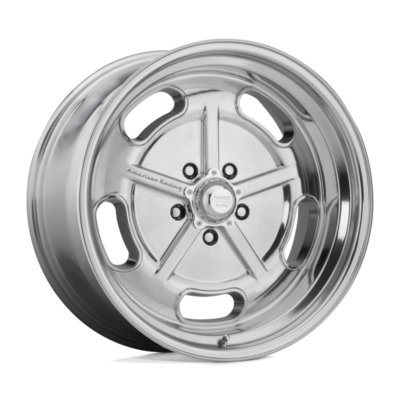 American Racing Vintage - VN511 SALT FLAT - Polished - POLISHED - 17" x 8", 0 Offset, 5x120.65 (Bolt Pattern), 72.6mm HUB