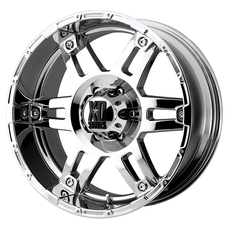 XD Series - XD797 SPY - Chrome - Chrome - 17" x 8", 18 Offset, 8x180 (Bolt Pattern), 124.2mm HUB