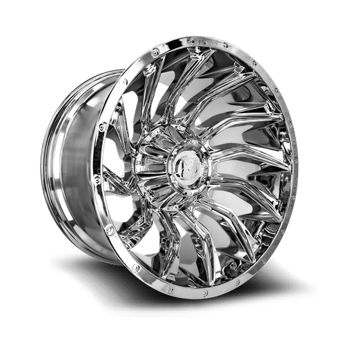 XF Off-Road - XF-224 - Chrome - 20" x 12", -44 Offset, 8x170/165.1 (Bolt pattern), 125.2mm HUB