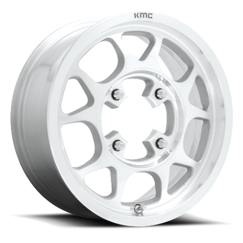 KMC Powersports - KS437 TORO FORGED BEADLOCK - Silver - RAW MACHINED FORGED - 15" x 6", 38 Offset, 5x114.3 (Bolt Pattern), 72.6mm HUB