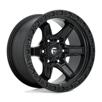Fuel - D697 KICKER - Black - MATTE BLACK - 18" x 9", 1 Offset, 5x139.7 (Bolt Pattern), 78.1mm HUB
