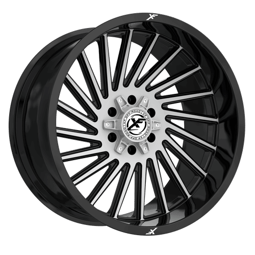 XF Off-Road - XF-239 - Black - Black Brushed Dark Tint - 20" x 10", -12 Offset, 5x127/139.7 (Bolt pattern), 78.1mm HUB