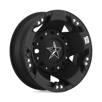 XD Series - XD775 ROCKSTAR - Black - Matte Black - 17" x 6", -134 Offset, 8x200 (Bolt Pattern), 142mm HUB