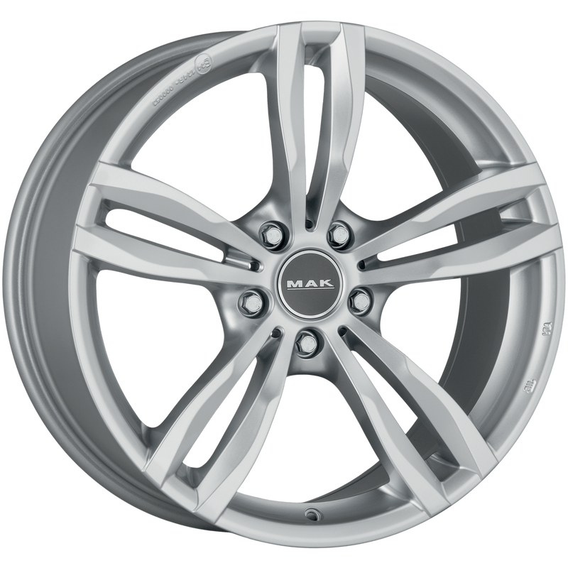 Mak Wheels - LUFT - Silver - SILVER - 19" x 8.5", 38 Offset, 5x120 (Bolt Pattern), 72.6mm HUB