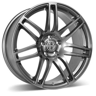 RSSW - Bold - Gunmetal - Gun metal - 18" x 8", 33 Offset, 5x112 (Bolt Pattern), 66.6mm HUB