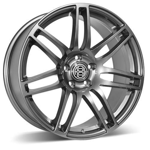 RSSW - Bold - Gunmetal - Gun metal - 18" x 8", 33 Offset, 5x112 (Bolt Pattern), 66.6mm HUB