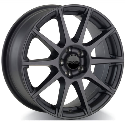 RWC - FA55 - Black - BLACK - 16" x 7", 35 Offset, 5x98 (Bolt Pattern), 58.1mm HUB