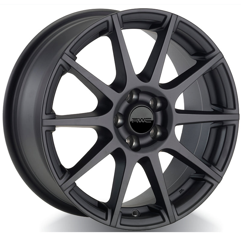 RWC - FA55 - Black - BLACK - 16" x 7", 35 Offset, 5x98 (Bolt Pattern), 58.1mm HUB