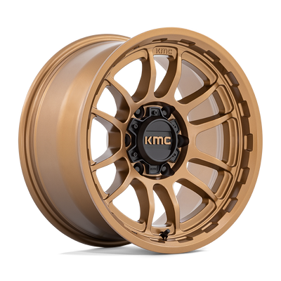 KMC Wheels - KM727 WRATH - Bronze - MATTE BRONZE - 20" x 9", 0 Offset, 6x139.7 (Bolt Pattern), 106.1mm HUB