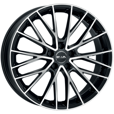 Mak Wheels - SPECIALE - Black - BLACK MIRROR - 20" x 9", 42 Offset, 5x112 (Bolt Pattern), 57.1mm HUB