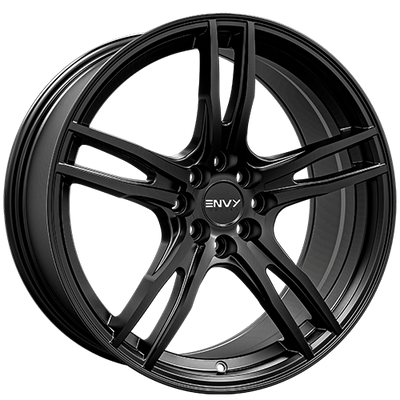 Envy Wheels - 546SB EV-5 - Black - Satin Black - 16" x 6.5", 35 Offset, 4x100/108 (Bolt Pattern), 67.1mm HUB