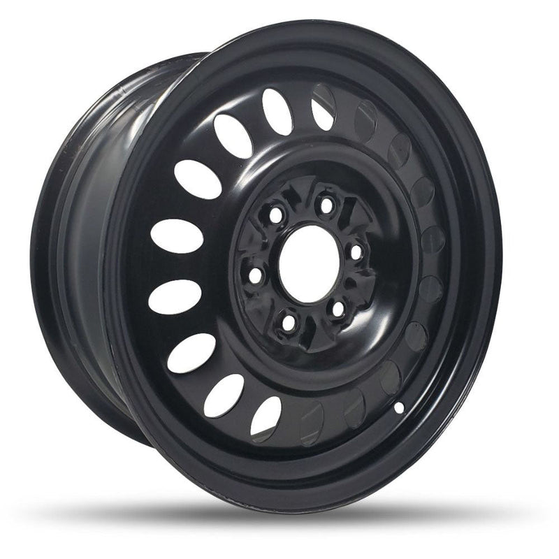 DTD - Steel - Take-Off - Black - Black - 17" x 7", 51 Offset, 6x127 (Bolt Pattern), 78.1mm HUB