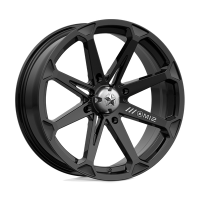 MSA Offroad Wheels - M12 DIESEL - Black - GLOSS BLACK - 18" x 7", 10 Offset, 4x137 (Bolt Pattern), 112.1mm HUB