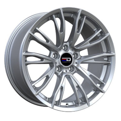Euro Design - Venice - Silver - Hyper Silver - 19" x 9.5", 38 Offset, 5x120 (Bolt Pattern), 74.1mm HUB