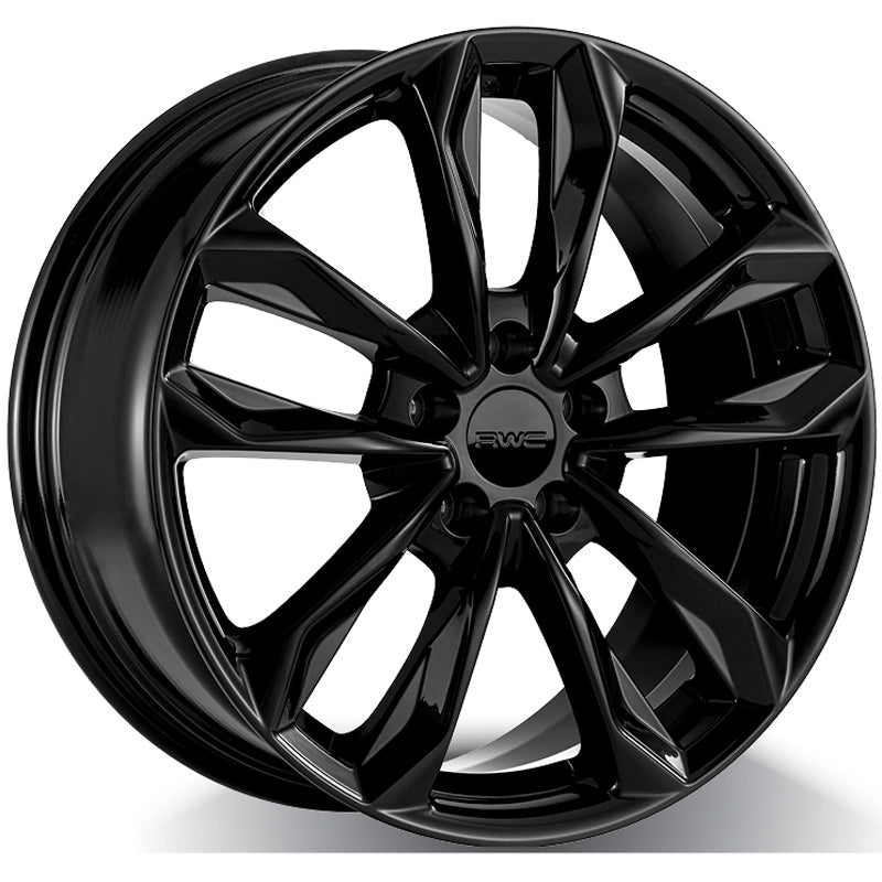 RWC - AC950 / HO950 - Black - BLACK - 17" x 7.5", 45 Offset, 5x120 (Bolt Pattern), 64.1mm HUB