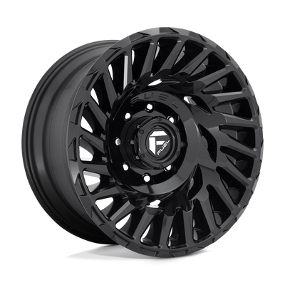 Fuel - D682 CYCLONE - Black - GLOSS BLACK - 18" x 9", -12 Offset, 6x139.7 (Bolt Pattern), 106.1mm HUB