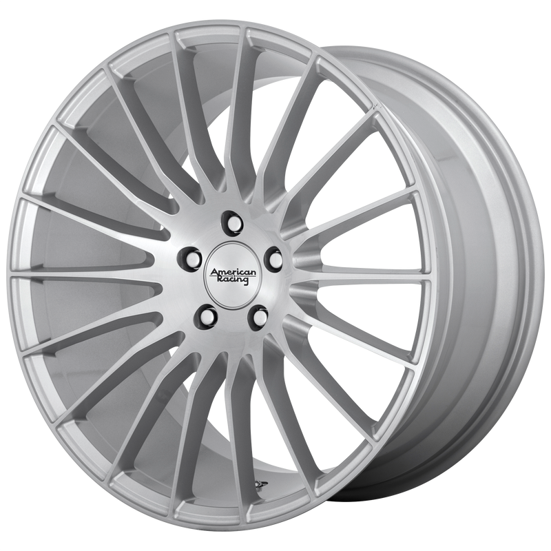 American Racing - AR934 FASTLANE - Silver - BRUSHED SILVER - 20" x 8.5", 25 Offset, 5x115 (Bolt Pattern), 72.56mm HUB