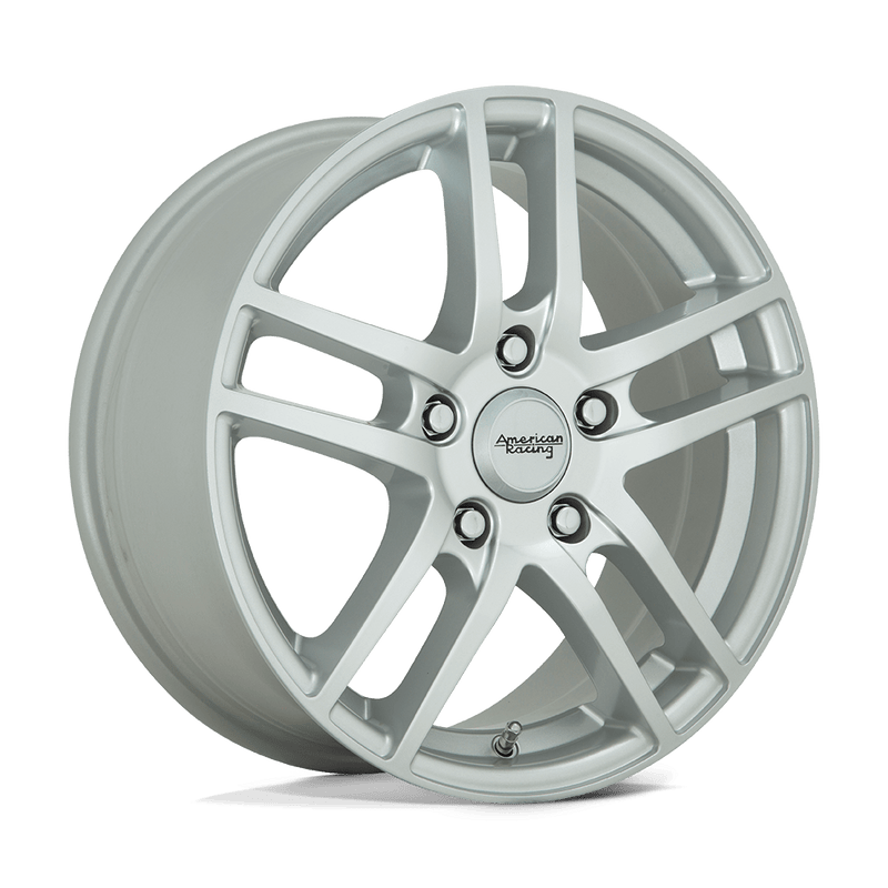 American Racing - AR929 - Silver - Silver - 18" x 8", 45 Offset, 5x120 (Bolt Pattern), 74.1mm HUB