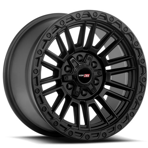 Vortek Offroad - VRT-604 ZEUS - Black - Satin Black - 17" x 9", -12 Offset, 8x165.1/170 (Bolt pattern), 125.1mm HUB