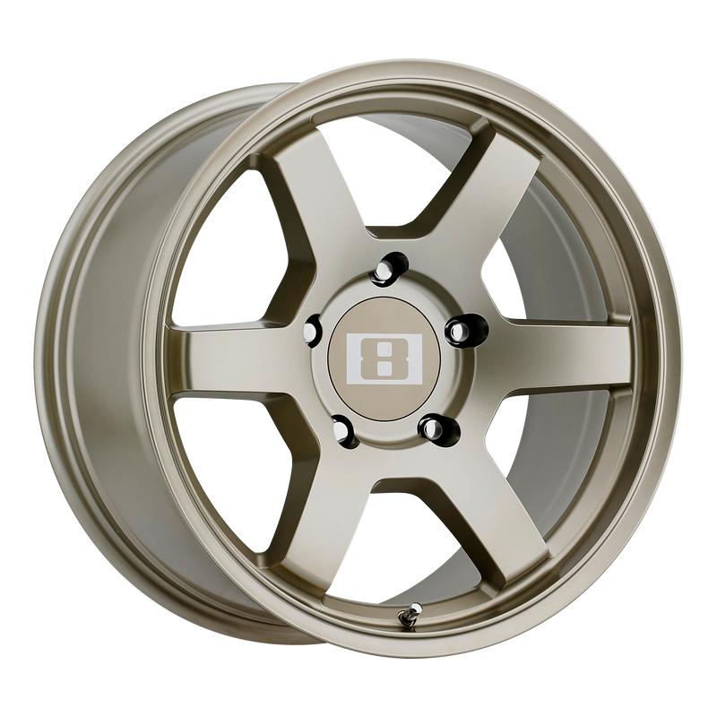 Level 8 - MK6 - Bronze - Matte Bronze - 18" x 9", 12 Offset, 6x139.7 (Bolt Pattern), 106.1mm HUB