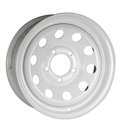 Ceco - Modular - White - White - 15" x 6", -3 Offset, 6x139.7 (Bolt Pattern), 108mm HUB