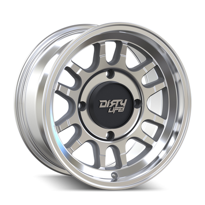 Dirty Life - CANYON SPORT SXS - Polished - MACHINED - 15" x 7", 13 Offset, 4x137 (Bolt Pattern), 106.3mm HUB
