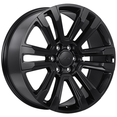 ART - Replica 147 - Black - Gloss Black - 24" x 10", 31 Offset, 6x139.7 (Bolt Pattern), 77.8mm HUB