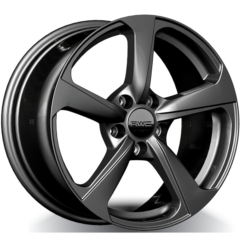 RWC - AC430 / HO430 - Grey - ANTHRACITE - 18" x 8", 45 Offset, 5x114.3 (Bolt Pattern), 64.1mm HUB