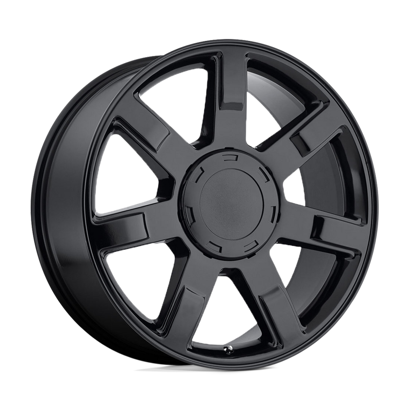 OE Creations - PR122 - Black - GLOSS BLACK - 22" x 9", 31 Offset, 6x139.7 (Bolt Pattern), 78.1mm HUB